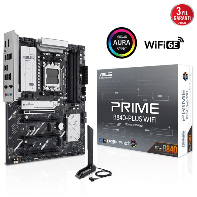 ASUS Asus Prime B840-Plus Wifi AM5 Ryzen D5 Type-C
