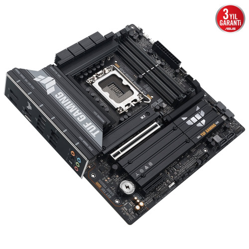 ASUS ASUS TUF GAMING B860M-PLUS, 4xDDR5, 3xM.2, HDMI, DP, Intel Core Ultra CPU(Seri 2), LGA1851 Soket, Gaming Anakart-61217