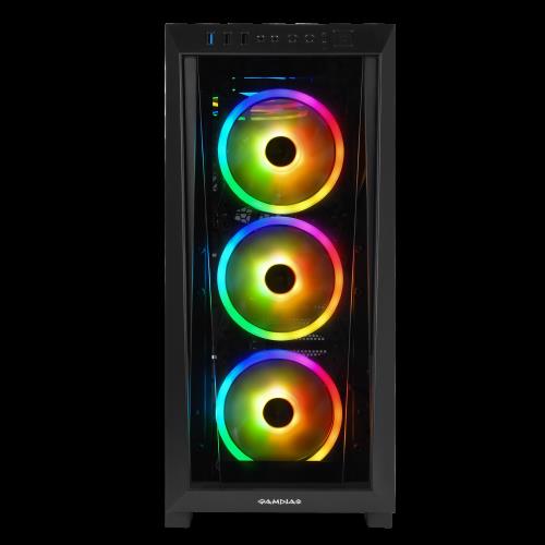 GAMDıAS  GAMDIAS TALOS M1 Elite, FSP 1600W Power Supply, Tempered Glass, ARGB, ATX, Professional GAMING KASA -32143