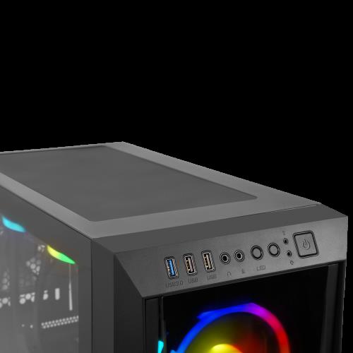 GAMDıAS  GAMDIAS TALOS M1 Elite, FSP 1600W Power Supply, Tempered Glass, ARGB, ATX, Professional GAMING KASA -32145