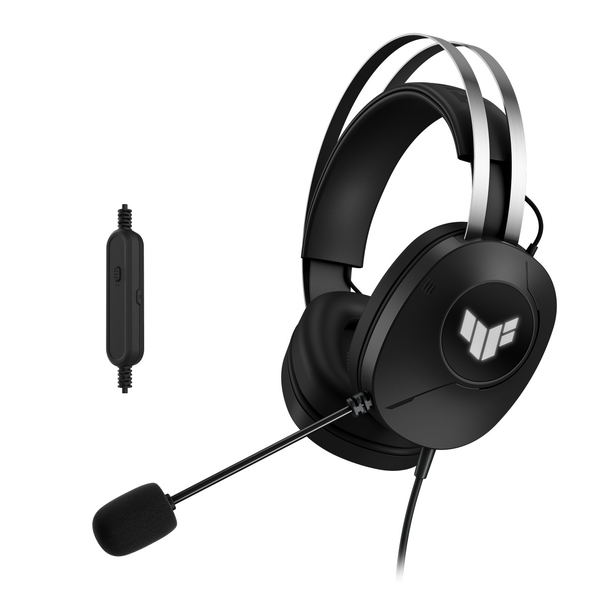 ASUS ASUS TUF GAMING H1 GEN II KULAKLIK (HAFİF 297G KABLOLU USB-A BAĞLANTISI 40MM SÜRÜCÜLER SANAL 7.1 ÇEVRESEL SES TEAM-SPEAK SERTİFİ