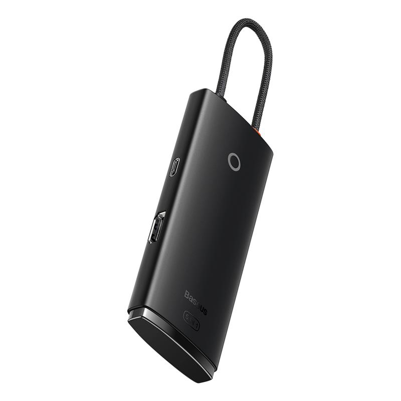 BASEUS BASEUS LITE 5IN1 WKQX040001 TYPE-C HUB DOCK STATION ÇIKIŞ:3XUSB/TYPE-C/HDMI GİRİŞ:TYPE-C -53908