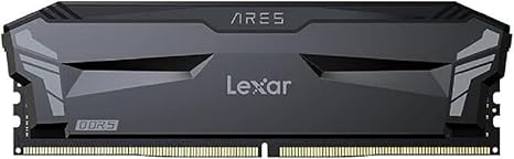 LD5EU016G-R6400GDLA ARES RAM DT DDR5 UDIMM 2X16GB 6400 CL32 1.4V MEMORY WITH HEATSINK AND RGB LIGHTING DUAL PACK BLACK COLOR
