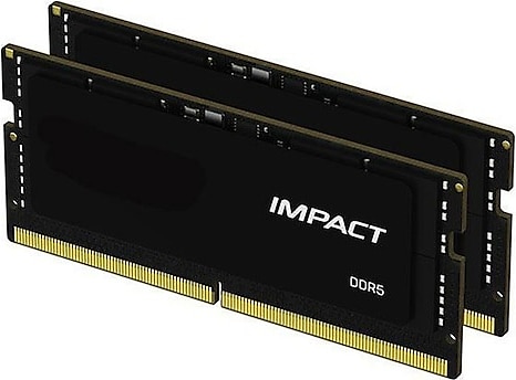 KINGSTON Kingston Impact 64GB DDR5 5600MHz CL40 Notebook Performans Ram Kit (2x32GB)