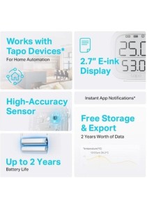 TP-LINK TP-LINK Tapo T315 Akıllı Isı&Nem Sensörü-69623