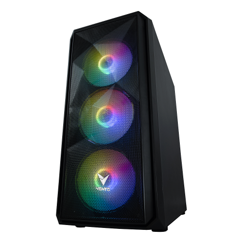  VENTO VG10F Mid Tower, 650W 80+ Bronze, Temperli Cam, RGB, ATX GAMING KASA 