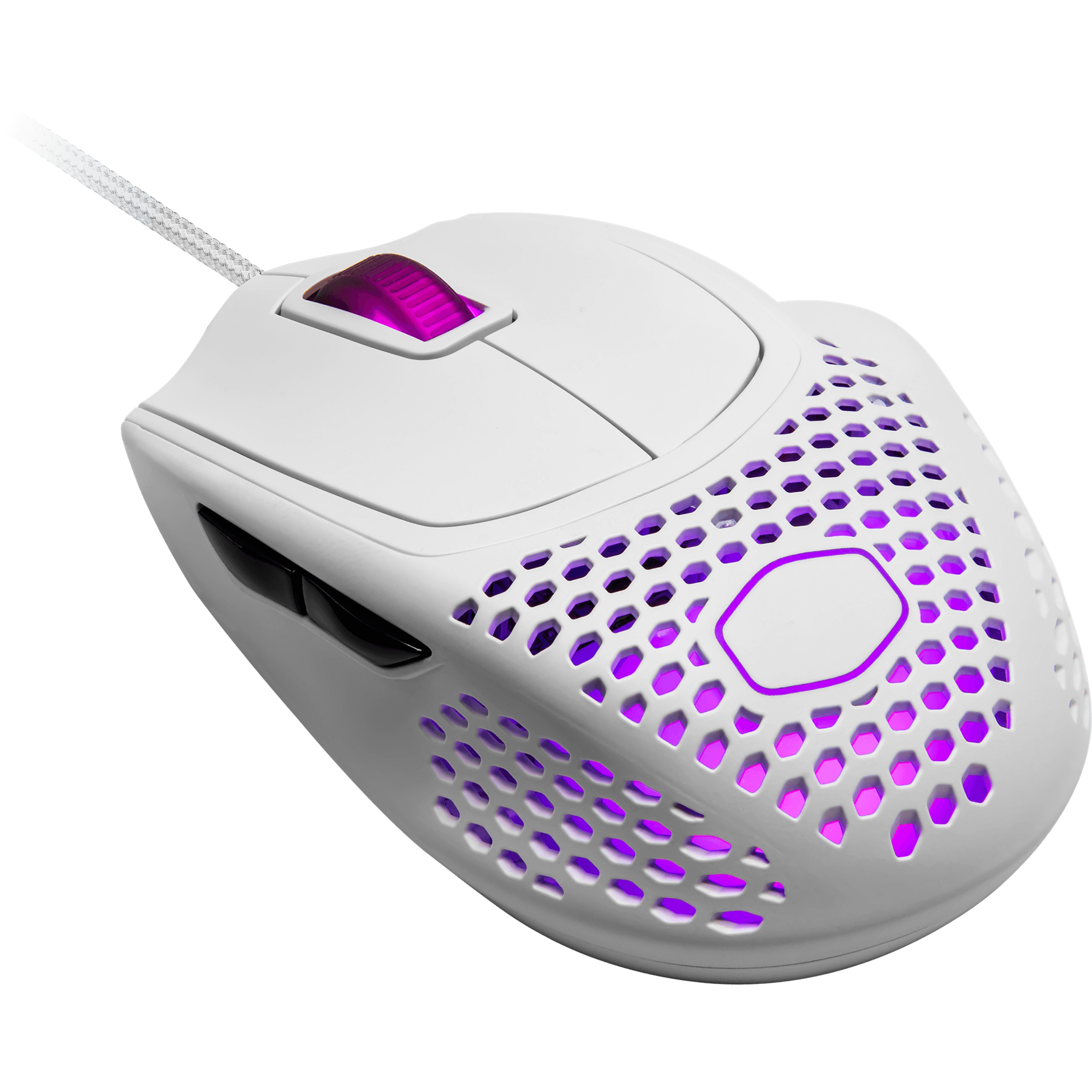 COOLERMASTER CM MasterMouse MM720 RGB Ultra Hafif 49gr Mat Beyaz Optik Profesyonel Oyuncu Faresi