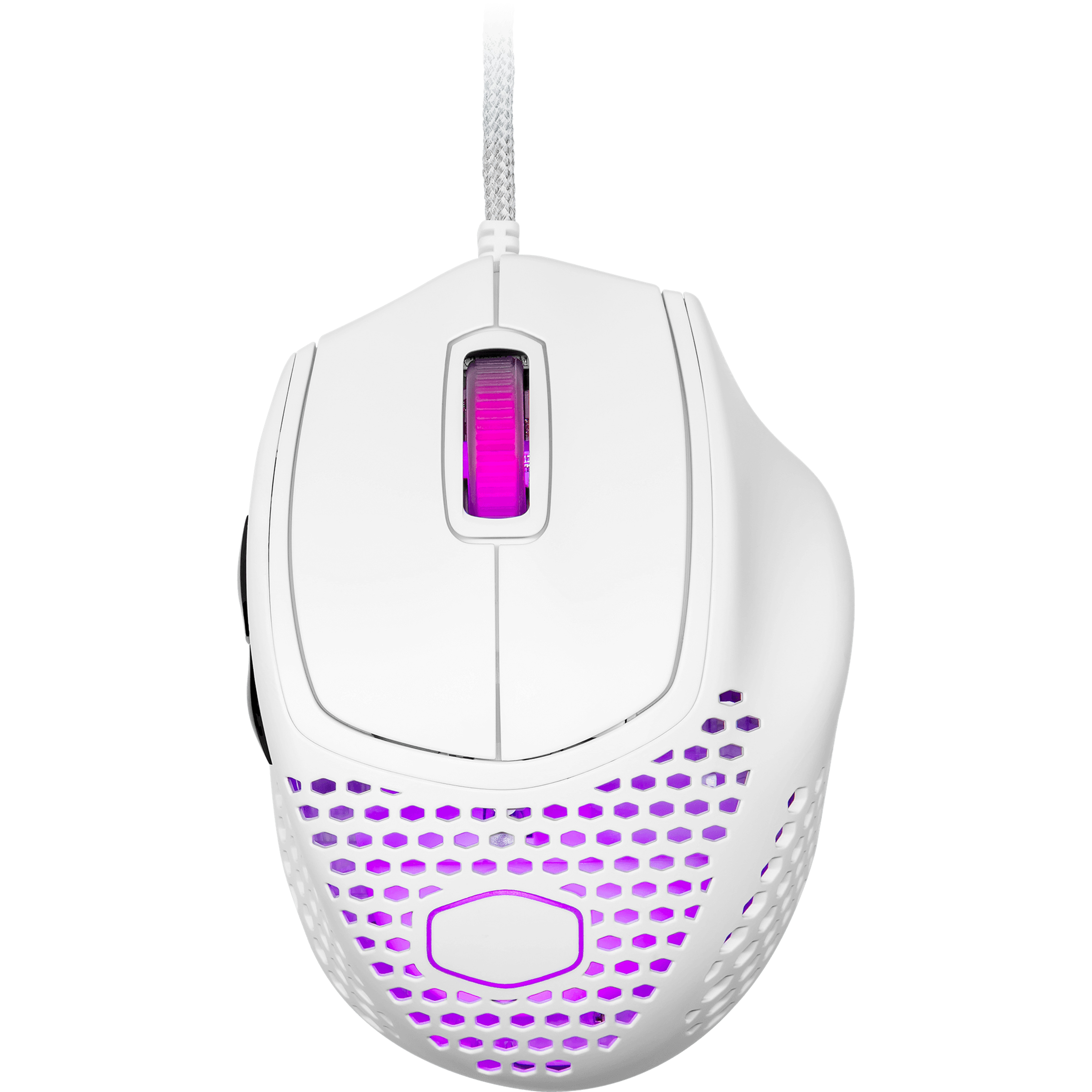 COOLERMASTER CM MasterMouse MM720 RGB Ultra Hafif 49gr Mat Beyaz Optik Profesyonel Oyuncu Faresi-60624