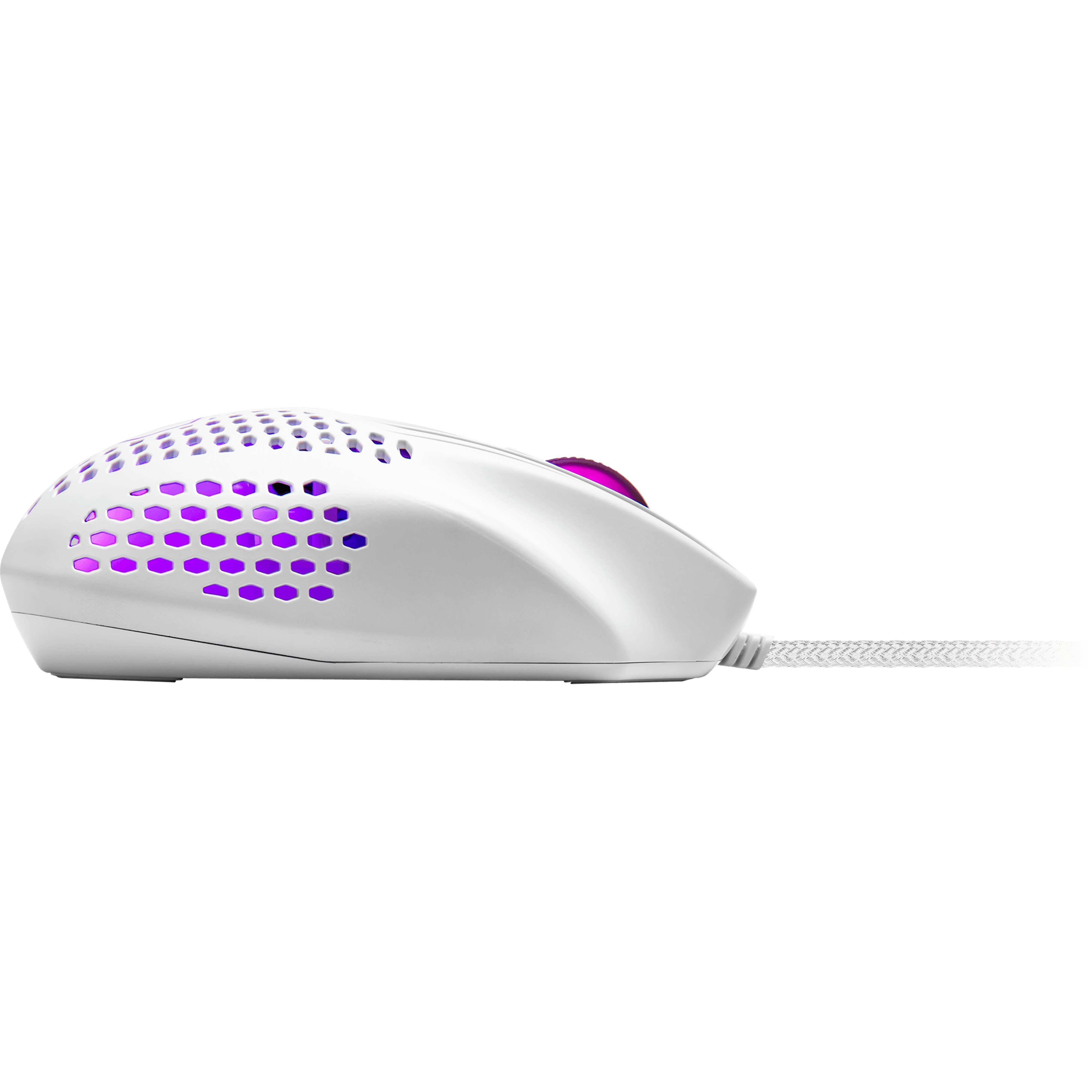 COOLERMASTER CM MasterMouse MM720 RGB Ultra Hafif 49gr Mat Beyaz Optik Profesyonel Oyuncu Faresi-60626