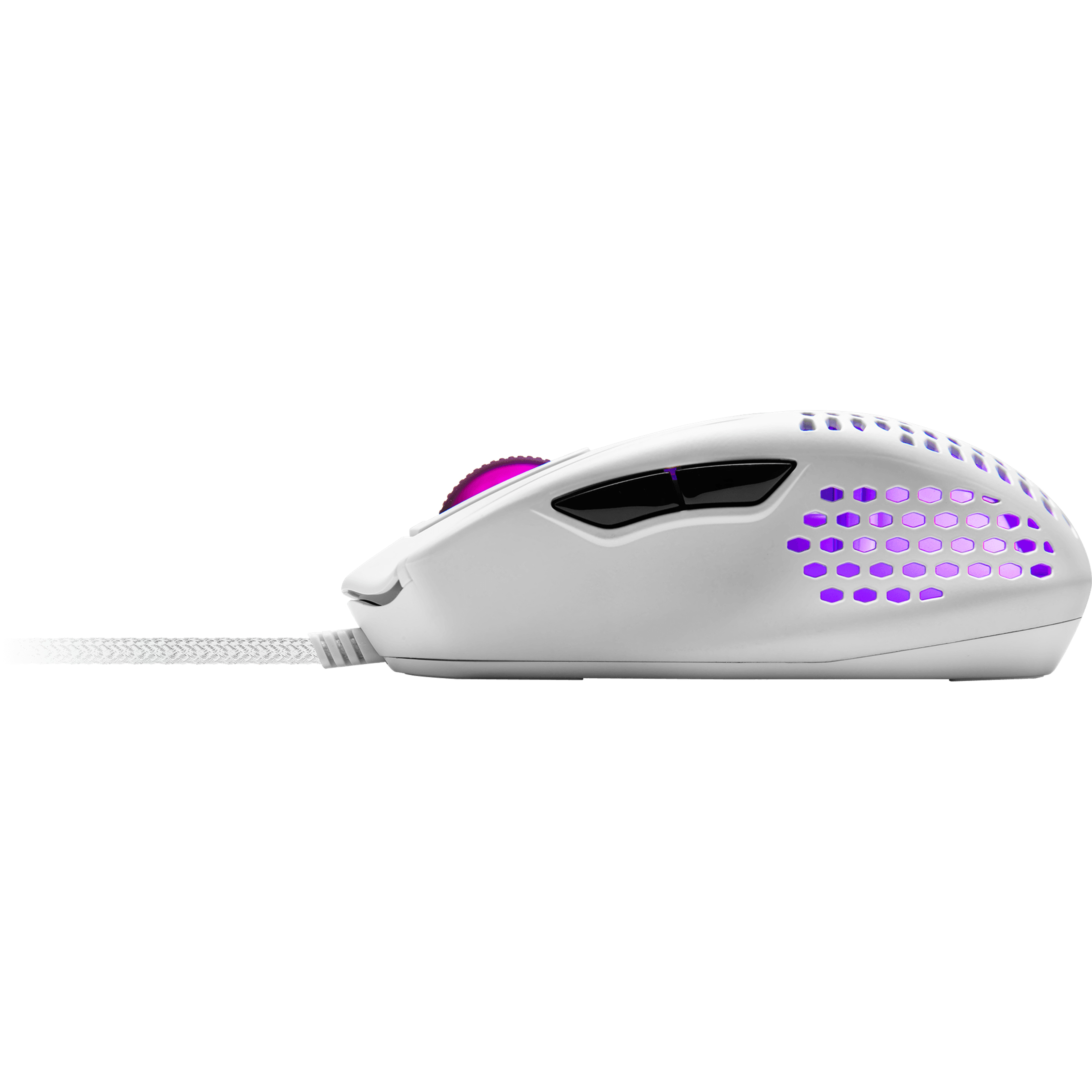 COOLERMASTER CM MasterMouse MM720 RGB Ultra Hafif 49gr Mat Beyaz Optik Profesyonel Oyuncu Faresi-60627