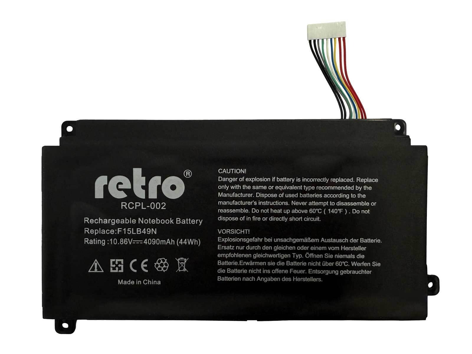 RETRO RETRO Casper Nirvana F600, F15LB49N Notebook Bataryası