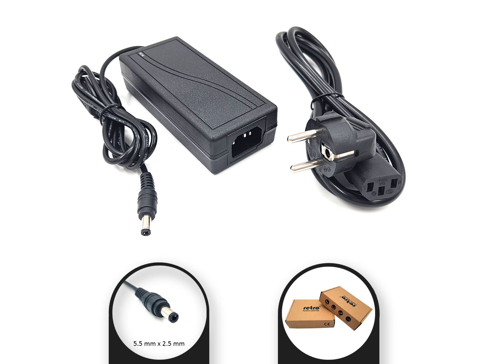 RETRO RETRO 54V 1.67A 90W Ac Güç Adaptörü RPA-AC307