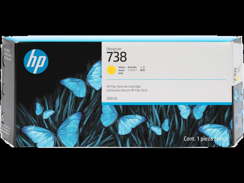 HP HP 676M8A Yellow DesignJet Ink Kartuş (738)