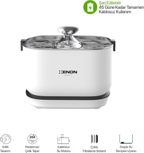 XENON SMART XENON SMART X8652 BATARYALI CELIK SU PINARI-67176