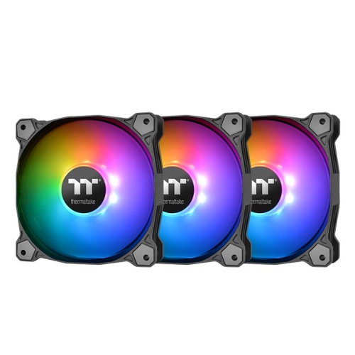 THERMALTAKE  pure plus 12 adreslenebilir rgb ledli 3x120mm fan + kontrolcülü kasa fanı kiti-58352