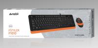 A4-TECH A4-Tech F1010 Q Usb Kablolu Turuncu Multimedya Mouse Set