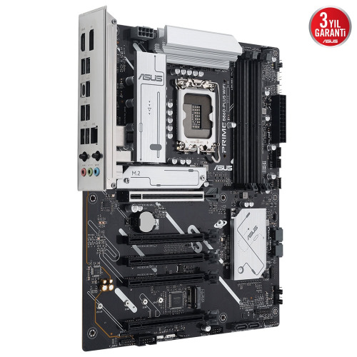 ASUS ASUS PRIME B860-PLUS WIFI, 4xDDR5, 2x M.2, HDMI, DP, Wi-Fi 6E, Bluetooth v5.3, Intel Core Ultra CPU(Seri 2), LGA1851 Soket, Gami-61193