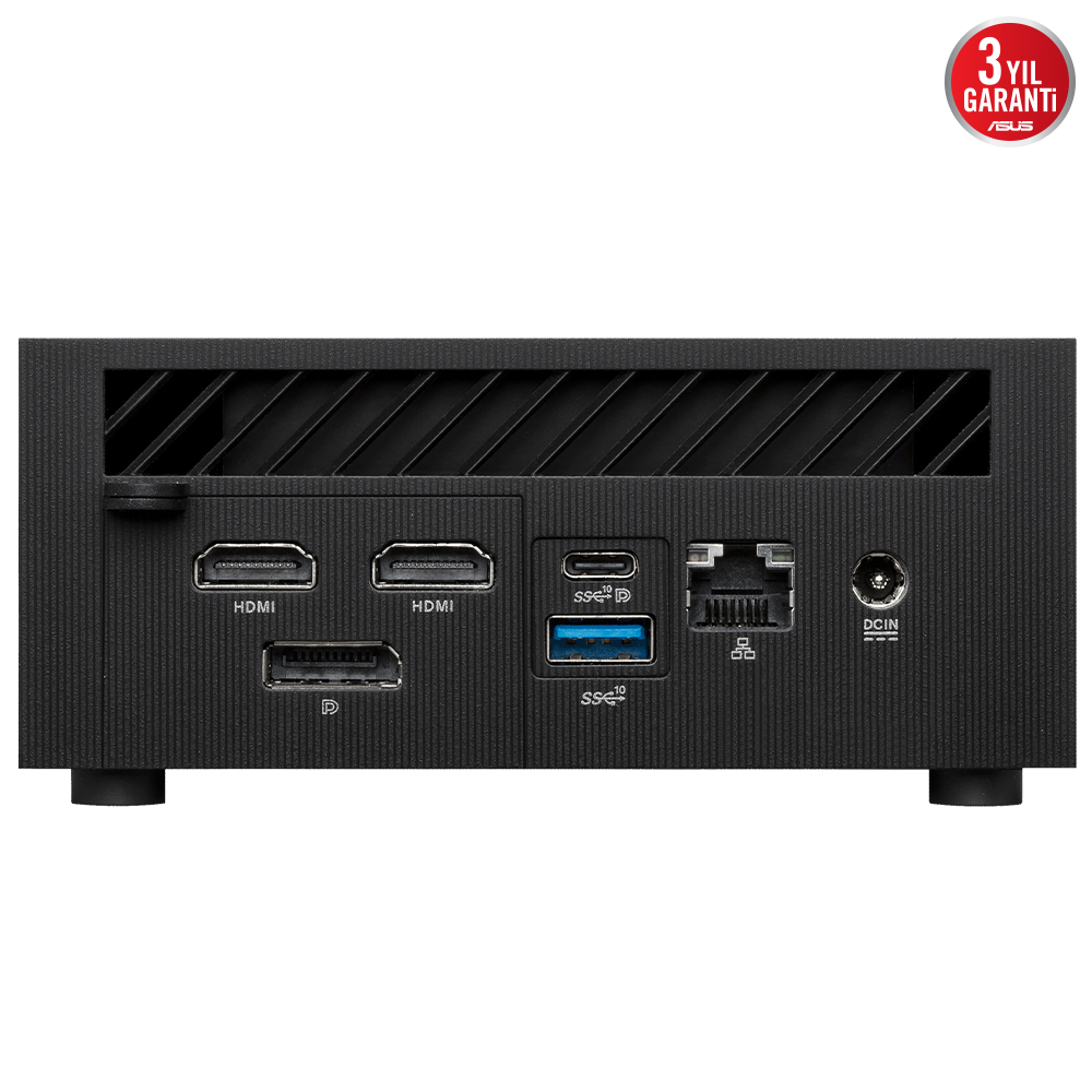  MINIPC PN64-S5192MD-i5-12500H-8G-256G M.2 SSD-DOS-(KM YOK)-3YIL-2xHDMI-DP-WiFi 6E-BT-VESA