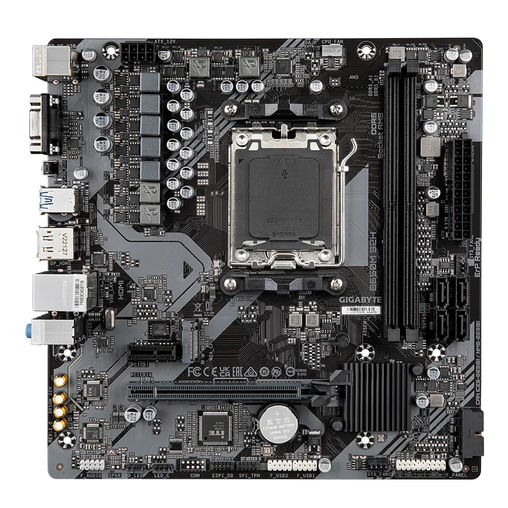 GIGABYTE GIGABYTE B650M S2H DDR5 6400(OC) DP HDMI MATX AM5 -30051