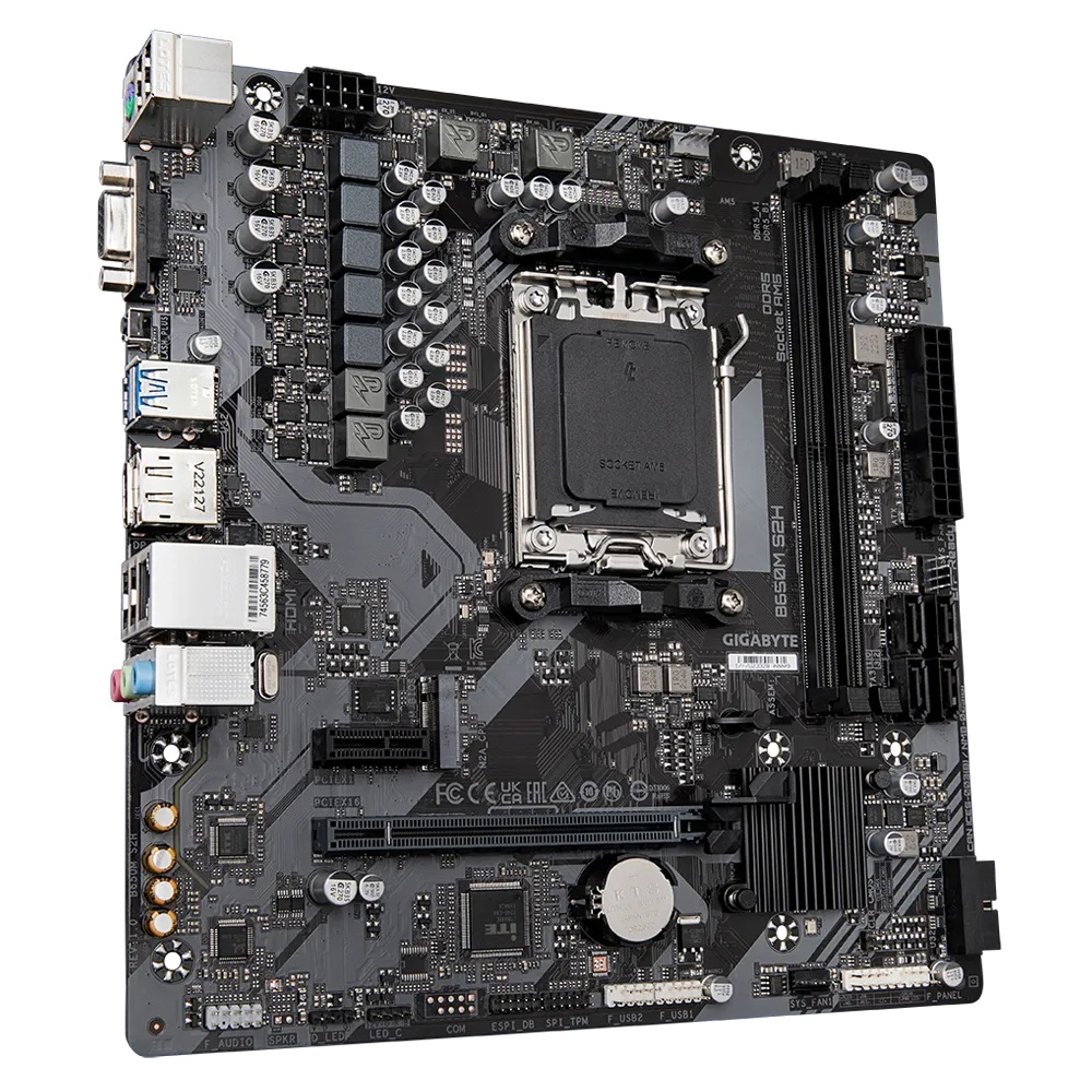 GIGABYTE GIGABYTE B650M S2H DDR5 6400(OC) DP HDMI MATX AM5 -30052