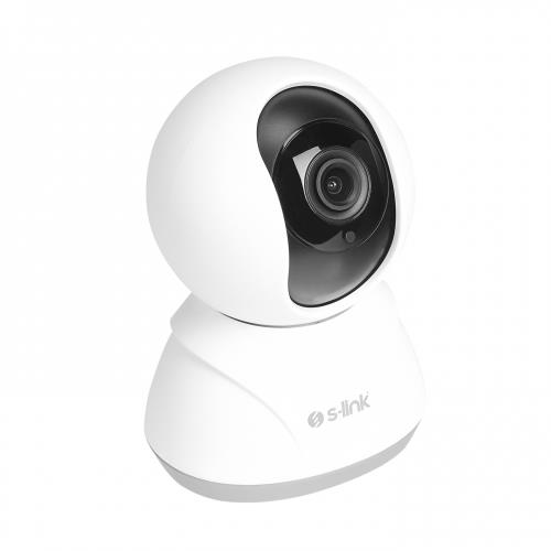 S-LINK S-LINK SL-IND02, Ev/Bebek Güvenlik Kamerası, WiFi, 3Mpix, 3.6mm Lens, 10m. Gece Görüşü, Hareket algılama, İki Yönlü Ses, Micro S-53635