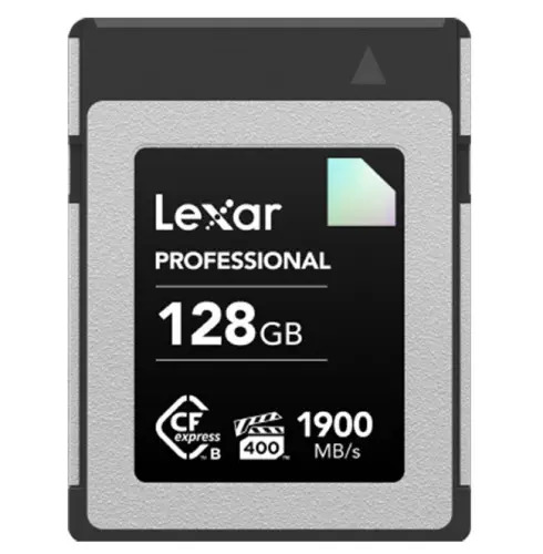 LEXAR 128GB LCXEXDM128G-RNENG PROFESSIONAL CFEXPRESS TYPE-B CARD UP TO 1900MB/S READ 1700MB/S WRITE VPG 400