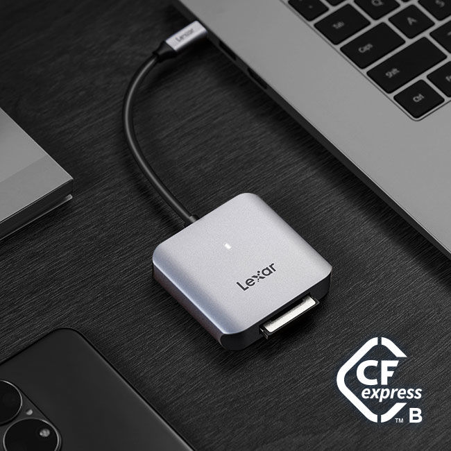 LEXAR LRW510U-BNHNG CF-EXP READER PROFESSIONAL CFEXPRESS TYPEB USB3.2 GEN 2 USB-C READER-36859