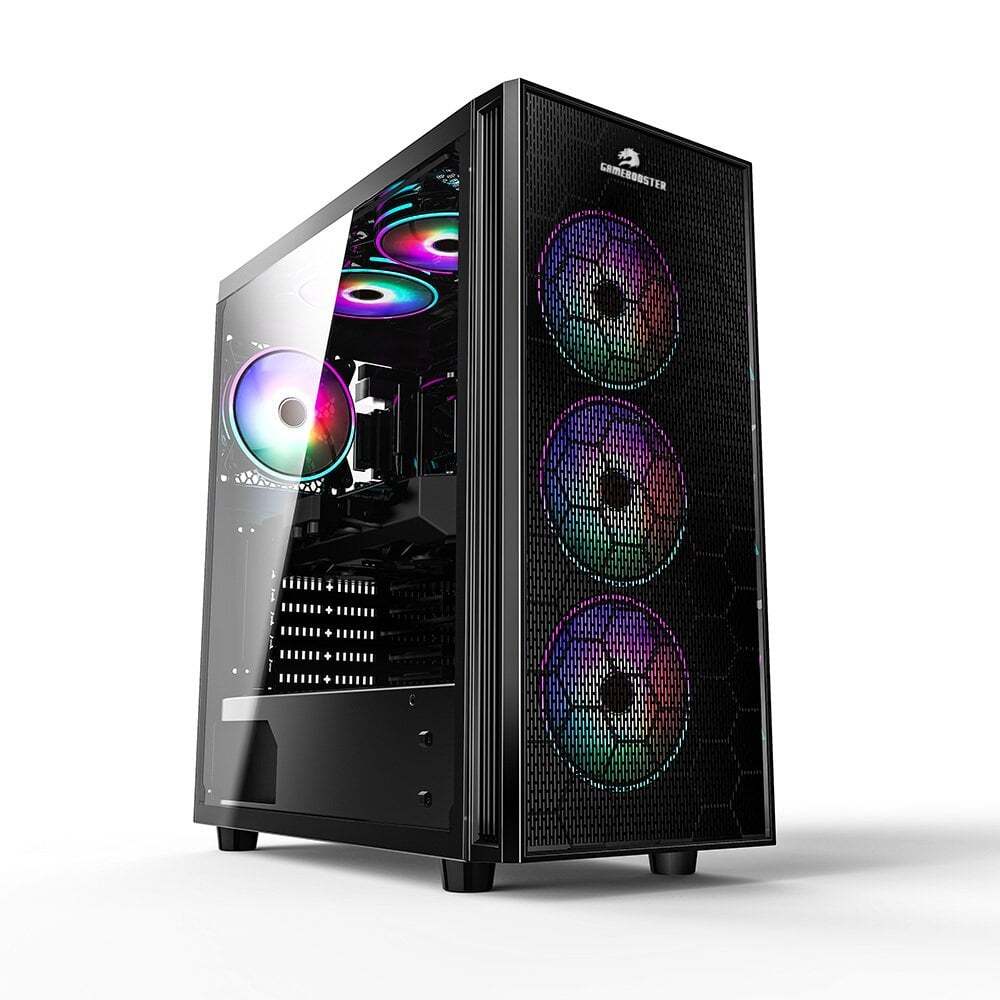 GAMEBOOSTER  gb-x51 usb 3.0 mesh 6xrgb fanlı kasa (psu yok)