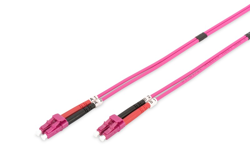DIGITUS Digitus Fiber Optik Multimode Pembe (5m)-53099