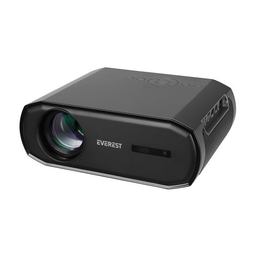EVEREST EVEREST PJ06, 350 LED Lümen, 1920X1080, 1xHDMI, 1xUSB, TF Soket, WiFi, 1xLAN, Bluetooth, 30.000 Saat Led Ömrü, 3W Speaker, Andro-50768