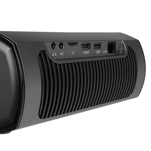 EVEREST EVEREST PJ06, 350 LED Lümen, 1920X1080, 1xHDMI, 1xUSB, TF Soket, WiFi, 1xLAN, Bluetooth, 30.000 Saat Led Ömrü, 3W Speaker, Andro-50770
