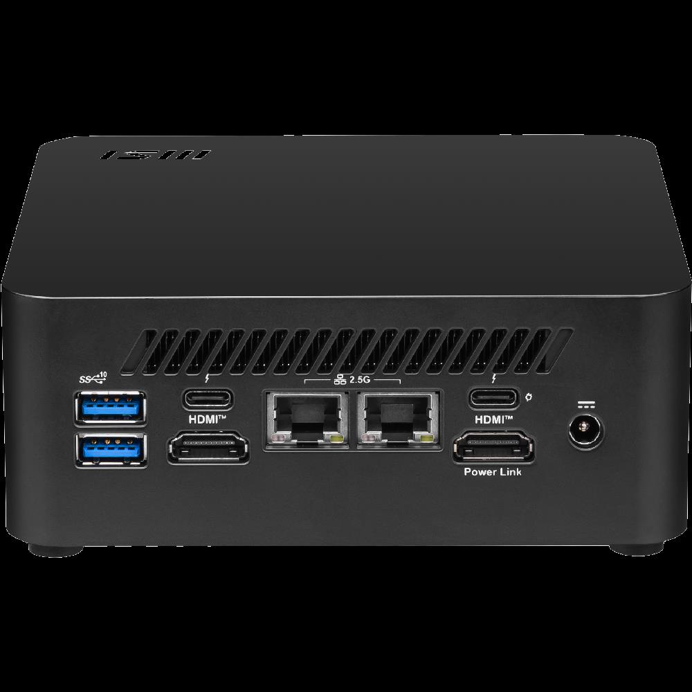 MSI MSI CUBI NUC 1M-003EU CORE 3 100U 8GB DDR5 512GBB SSD W11PRO SIYAH MINI DT PC-47831