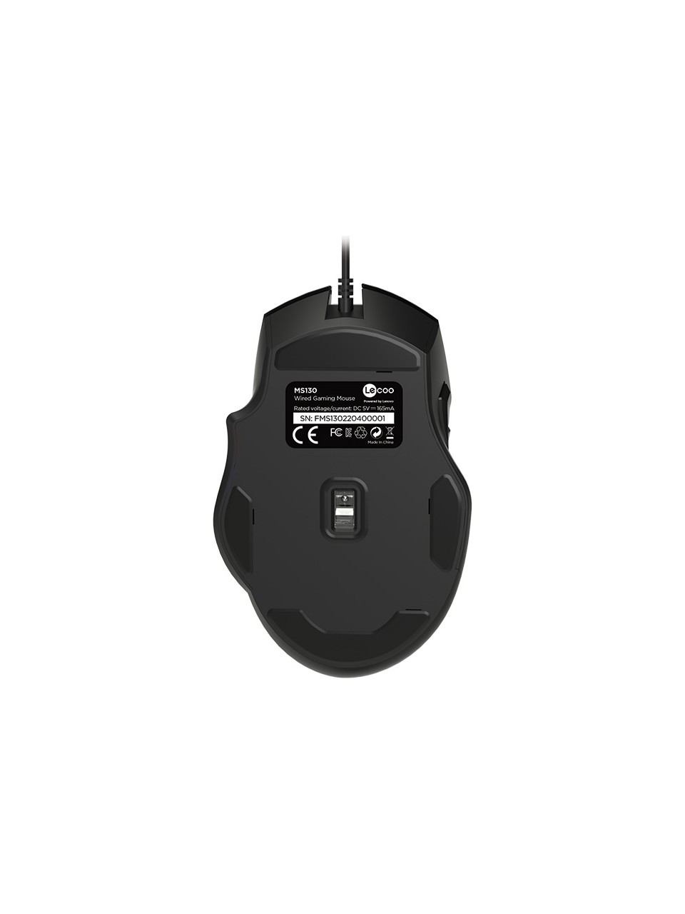 LECOO LENOVO LECOO MS130 KABLOLU RGB LED AYDINLATMALI 7200DPI MAKRO OYUNCU MOUSE SİYAH-46889