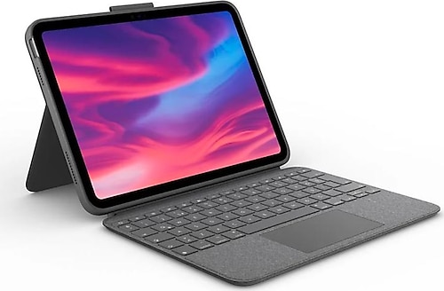 LOGITECH LOGITECH COMBO TOUCH DOKUNMATİK PANELLİ KLAVYELİ KILIF FOR İPAD 10.9" (10TH GEN) - GRİ (TÜRKÇE LAYOUT) 920-011381