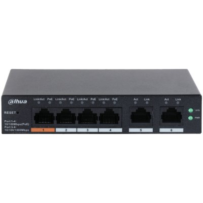 DAHUA Dahua CS4006-4ET-60 4 Port Yönetilebilir PoE