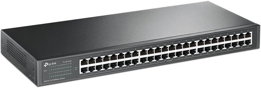 TP-LINK Tp-Link 48Port TL-SF1048 10/100Mbps RackMount Switch(BLK)