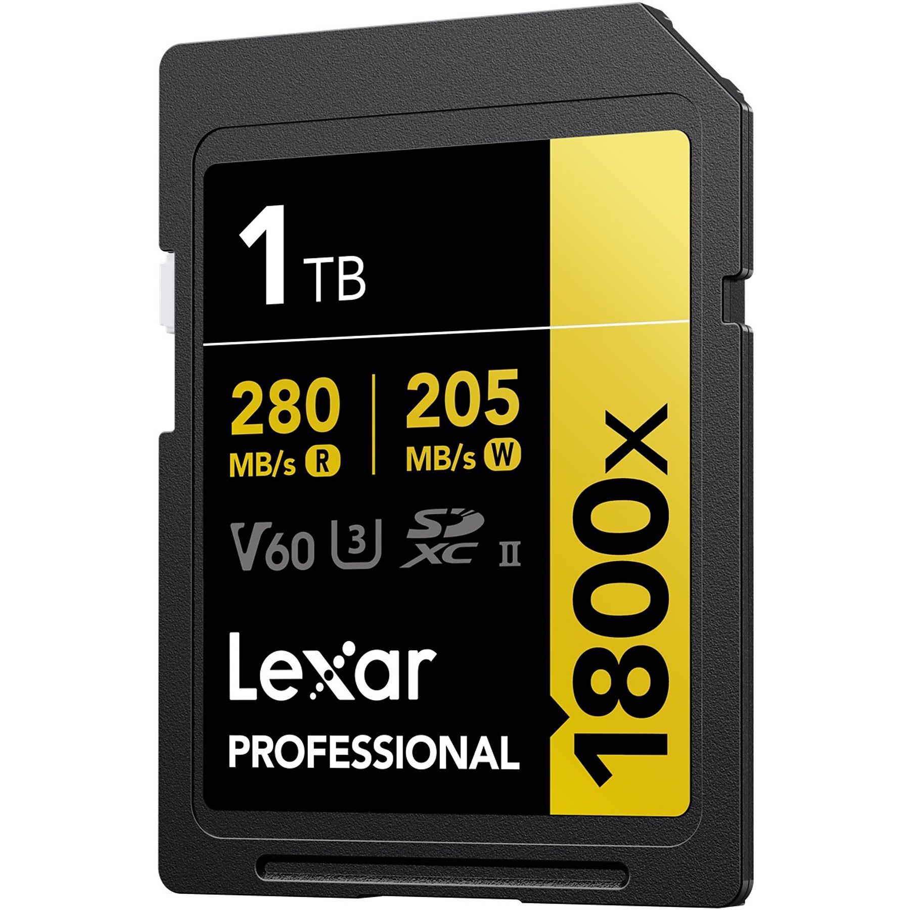 BIGBOY LEXAR 1TB LSD1800001T-BNNNG SD PROFESSIONAL 1800X SDXC UHS-II CARDS UP TO 280MB/S READ 210MB/S WRITE C10 V60 U3-57888