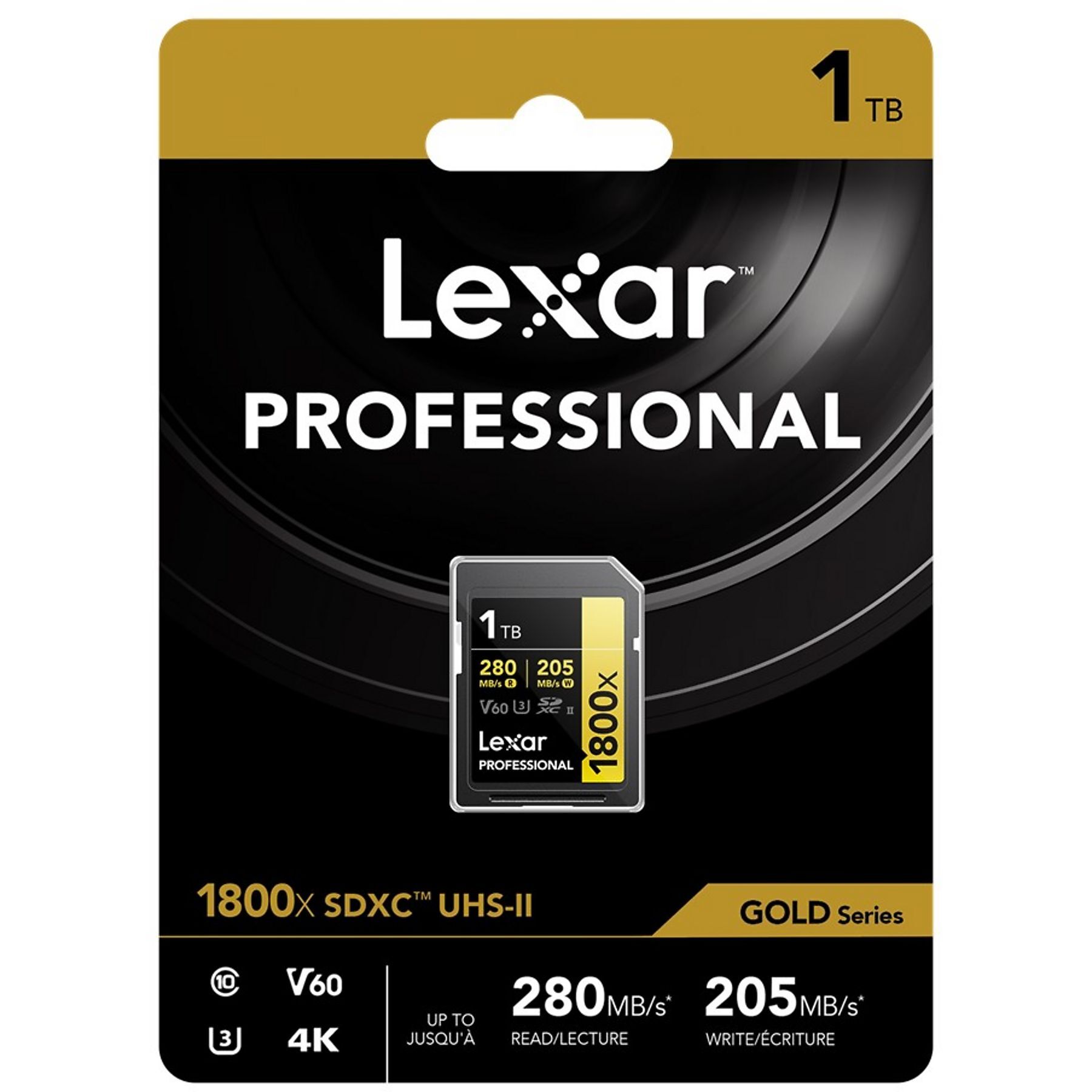 BIGBOY LEXAR 1TB LSD1800001T-BNNNG SD PROFESSIONAL 1800X SDXC UHS-II CARDS UP TO 280MB/S READ 210MB/S WRITE C10 V60 U3-57889
