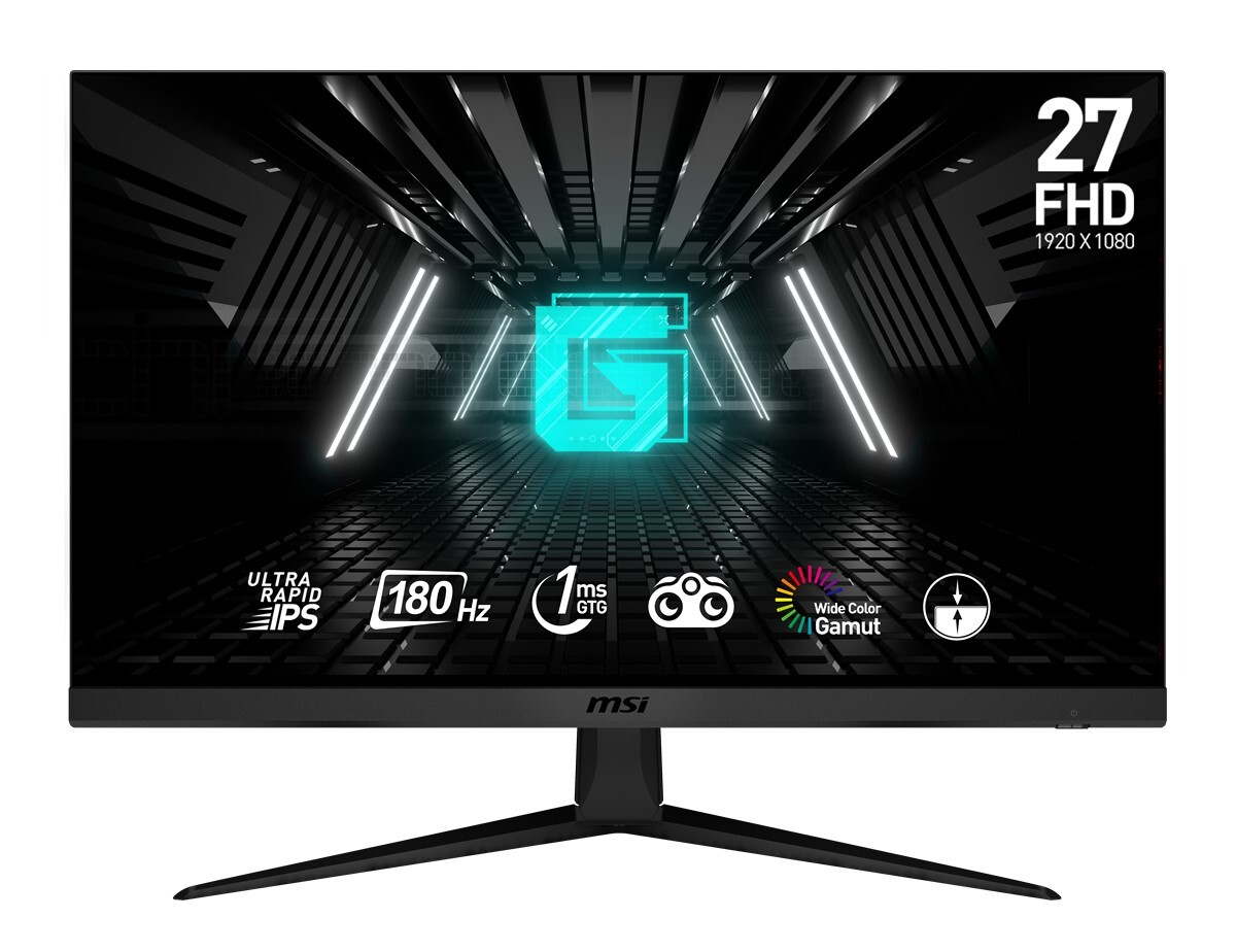 MSI MSI G2712F 27 FLAT ULTRA RAPID IPS 1920x1080 (FHD) 16:9 180HZ 1MS ADAPTIVE-SYNC GAMING MONITOR-60732