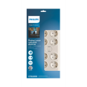 PHILIPS PHILIPS SPN7080WA/62, 8 Soket, Akım Korumalı Priz, 2Mt Kablo, (Beyaz)