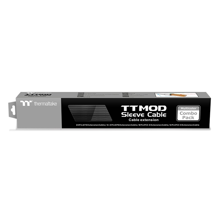 THERMALTAKE  ttmod black power supply sleeved kablo seti (16 awg)-58377
