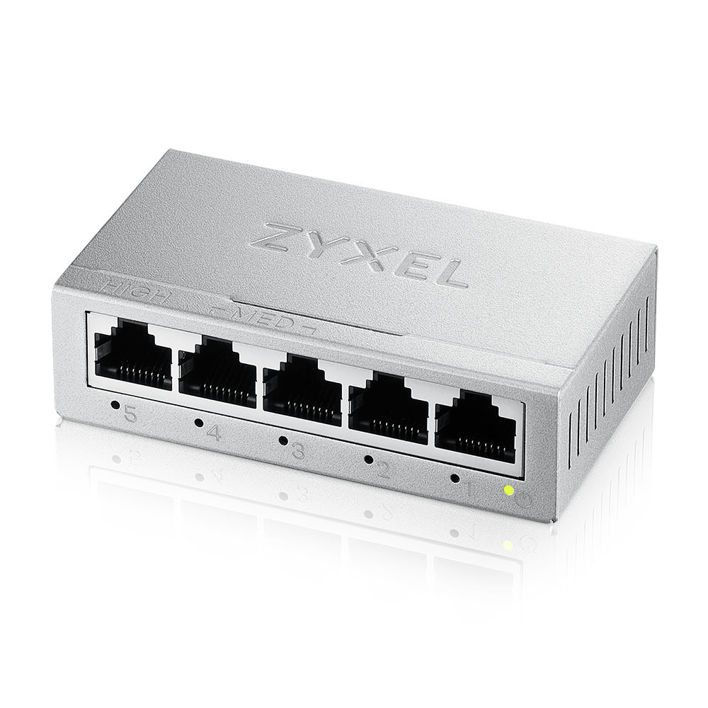 ZYXEL Zyxel GS-105B V5 5-Port 10/100/1000 GIGABIT ETHERNET METAL KASA MINI DESKTOP SWITCH