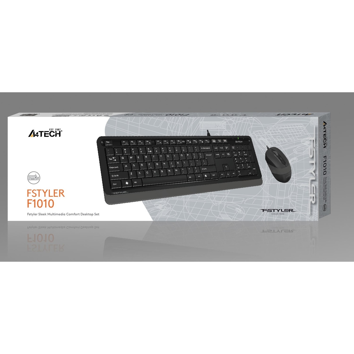 A4-TECH F1010 Kablolu Q TR Multimedya Klavye Mouse Set-59113