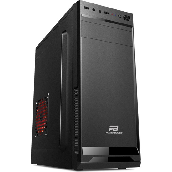 POWERBOOST  VK-A002S 250w ATX Shiny Piano Siyah Kasa