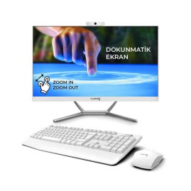 TURBOX TURBOX TURBOX TAX1387 I5-12450H 16GB 512 SSD 23.8" FHD DOKUNMATİK FREE-DOS ALL IN ONE PC-66787