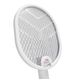 ASONIC ASONIC AS-A26, Beyaz, 3000V, Raket Tipi, UV Mor Işıklı, 1200mAh, Bataryalı, Şarj Edilebilir, Katlanabilir, Sinek Öldürücü-70607