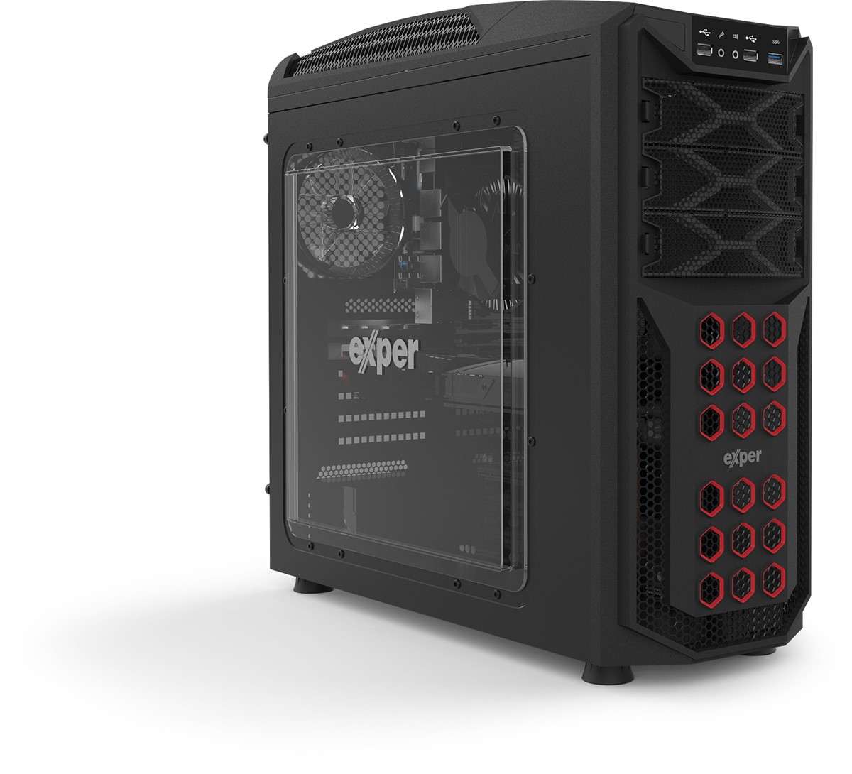 EXPER EXPER PC GAMING XCELLERATOR XC407 Z790 i7 13700F 64GB 1TB M2 SSD RTX4070 12GB 700W WiFi W11-47180