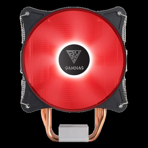 GAMDıAS GAMDIAS BOREAS E1-410, RED Lights, 120mm CPU  Kule Tipi Hava Soğutma (AMD AM4 ve INTEL Tüm işlemciler ile uyumlu)