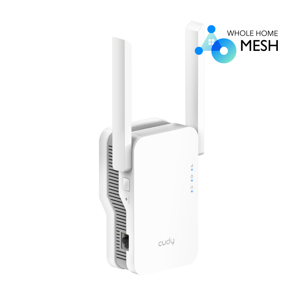 CUDY RE1800 AX1800 2.4GHz/5GHz 1800Mbps AP/RE Gigabit MU-MIMO Kablosuz Wi-Fi 6 Menzil Genişletici