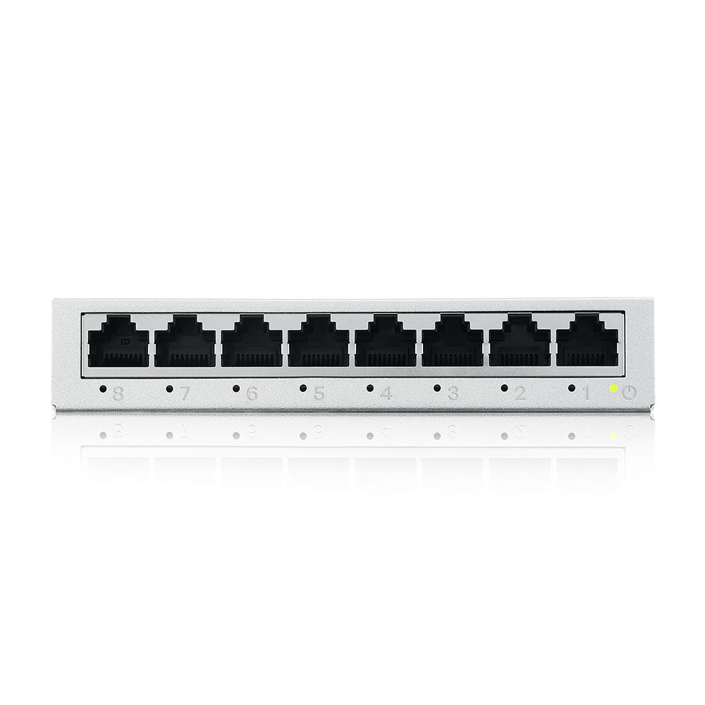 ZYXEL ZYXEL ZYXEL GS-108B V5 8 PORT 10/100/1000 MBPS METAL KASA MINI DESKTOP SWITCH-61848